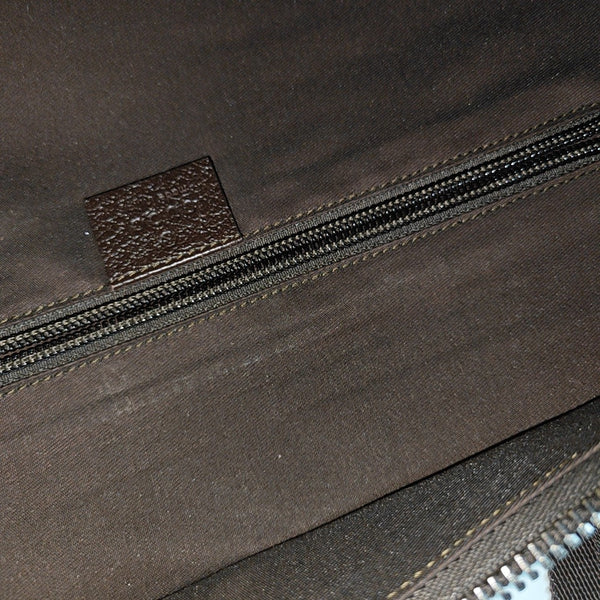 Monogram Canvas Tote Bag Brown