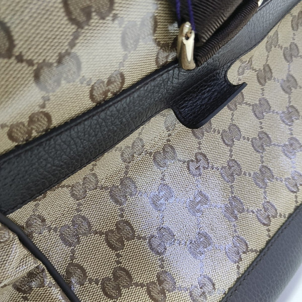 Monogram Coated Canvas Tote Bag Beige