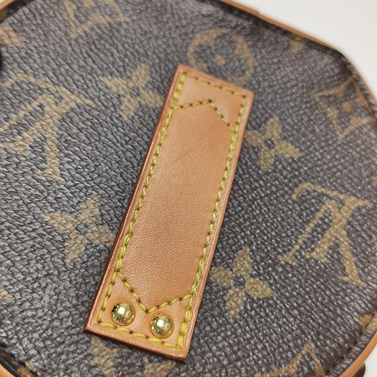 BOITE CHAPEAU Mini Monogram Coated Canvas Brown