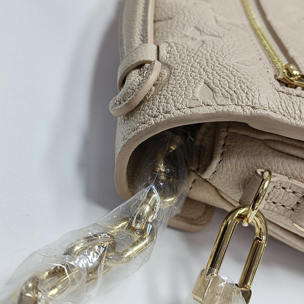 MÉTIS EAST WEST Monogram Calfskin Beige