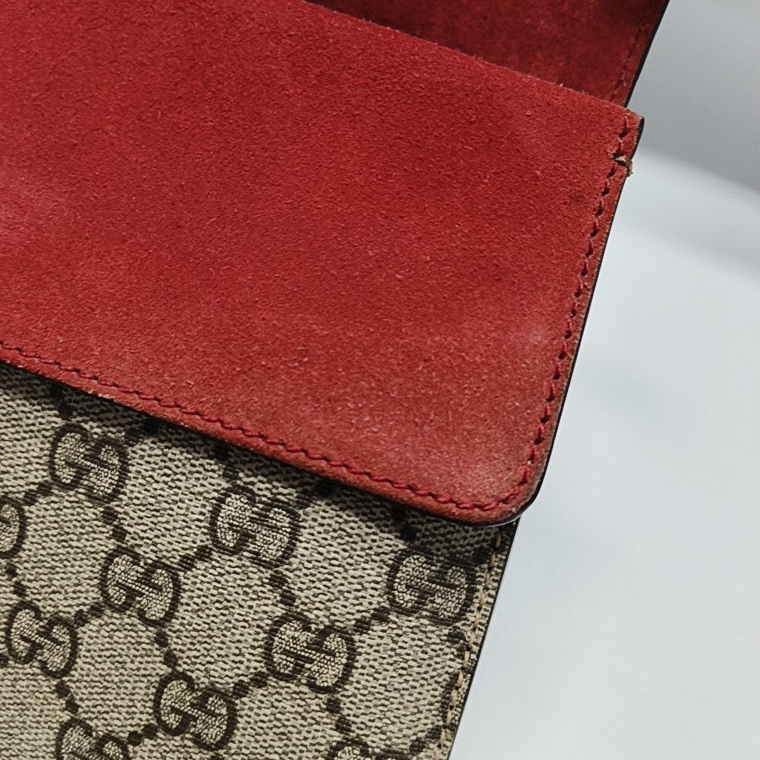 Dionysus Mini Monogram Coated Canvas Beige