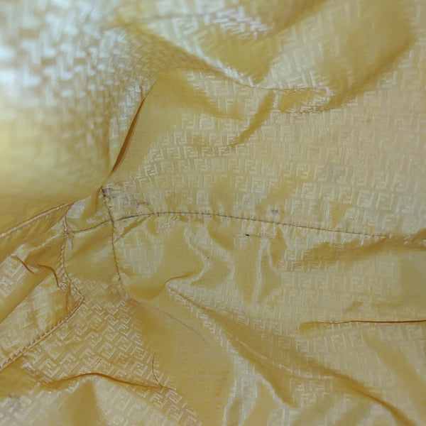 Coated Canvas Tote Bag Gold