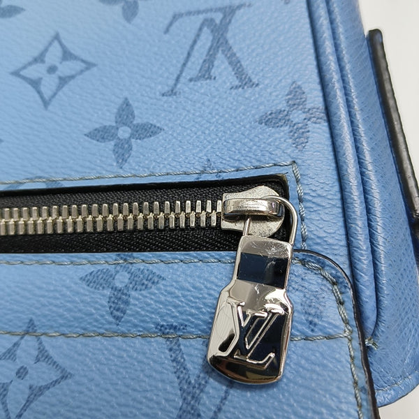 TAIGARAMA Monogram Coated Canvas Blue