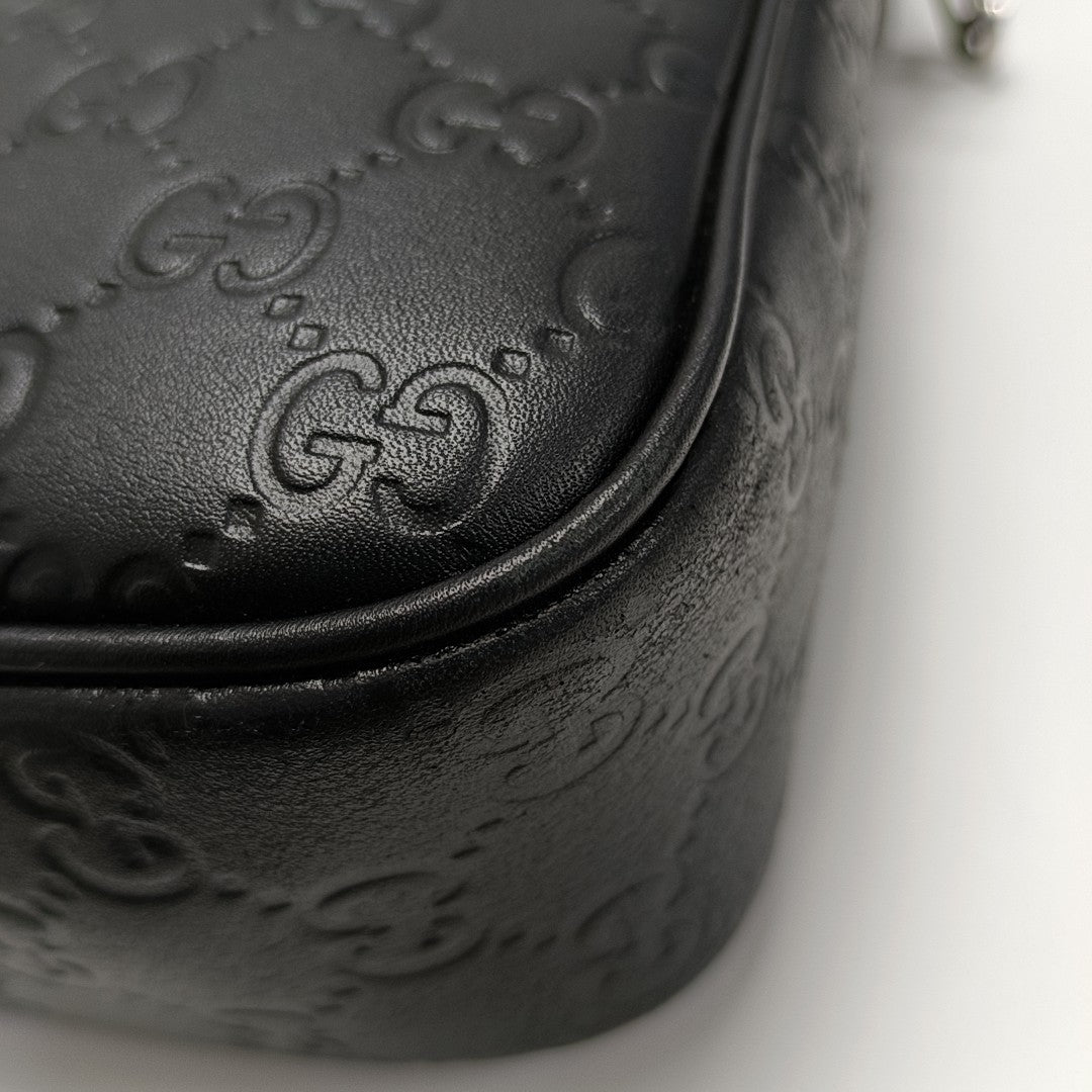 Signature Monogram Calfskin Black
