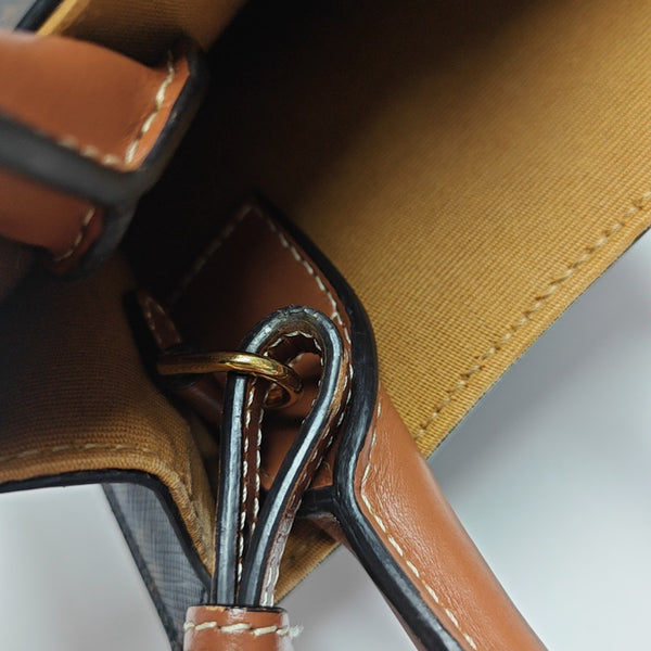 CABAS CELINE Mini Coated Canvas Brown