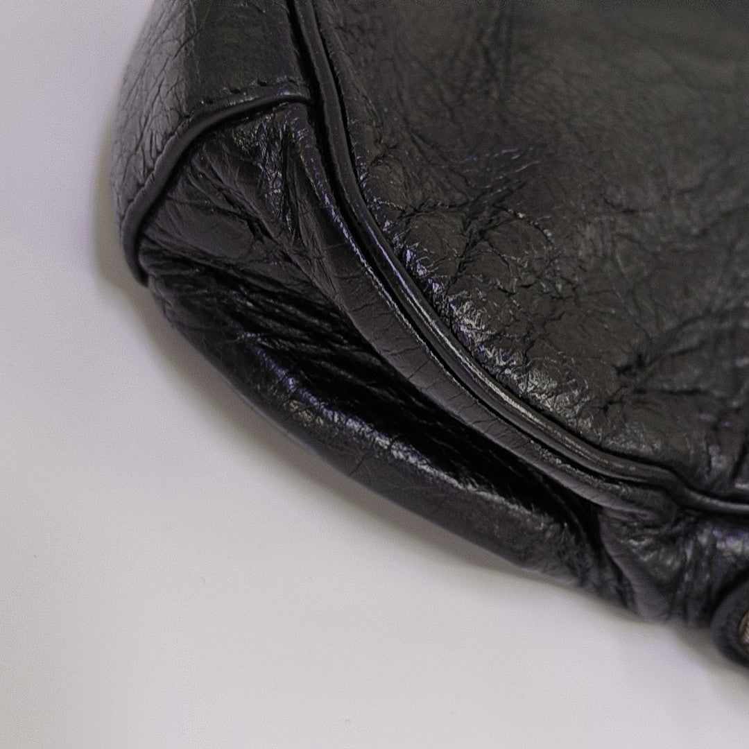 Le Cagole Small Lambskin Black