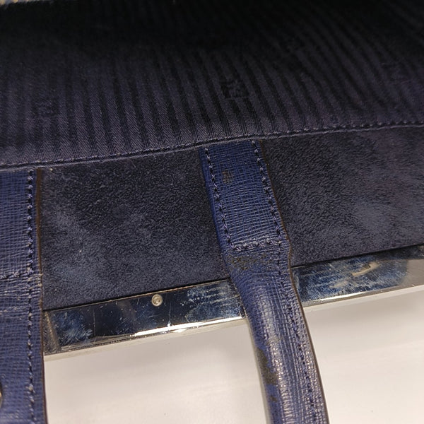 2 Jours Medium Calfskin Blue