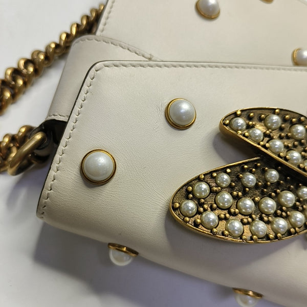 Queen Margaret Mini Calfskin White