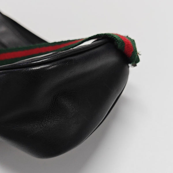 Denim Top Handle Bag Black