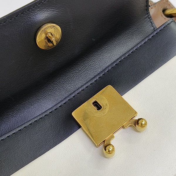 Calfskin Shoulder Bag Multicolor