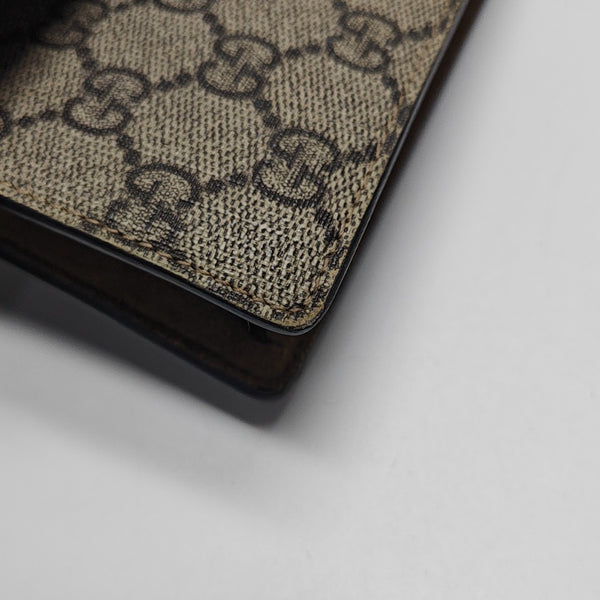 Dionysus Super Mini Monogram Coated Canvas Beige