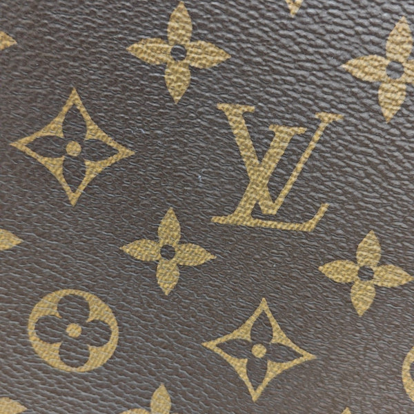 LOOP HOBO Monogram Coated Canvas Brown