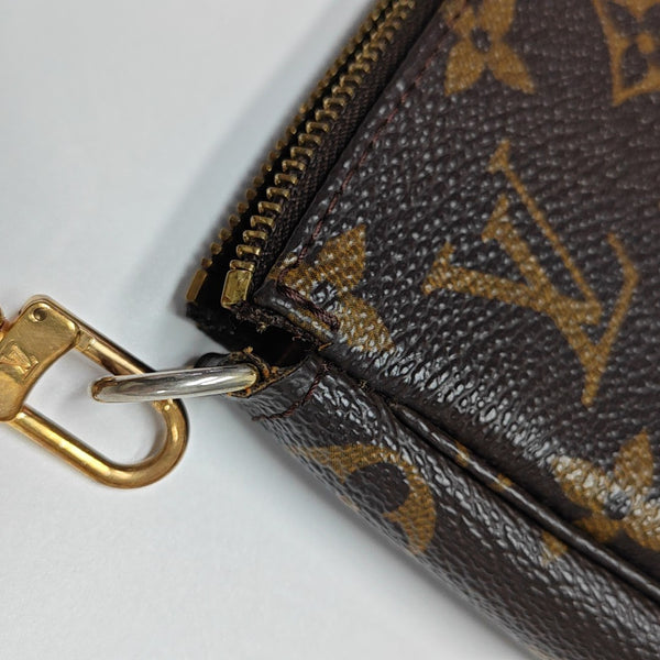 ACCESSOIRES Monogram Coated Canvas Brown