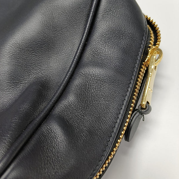 Beau Large Calfskin Black