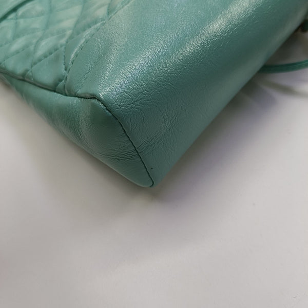 CHANEL 31 Quilted Lambskin Green
