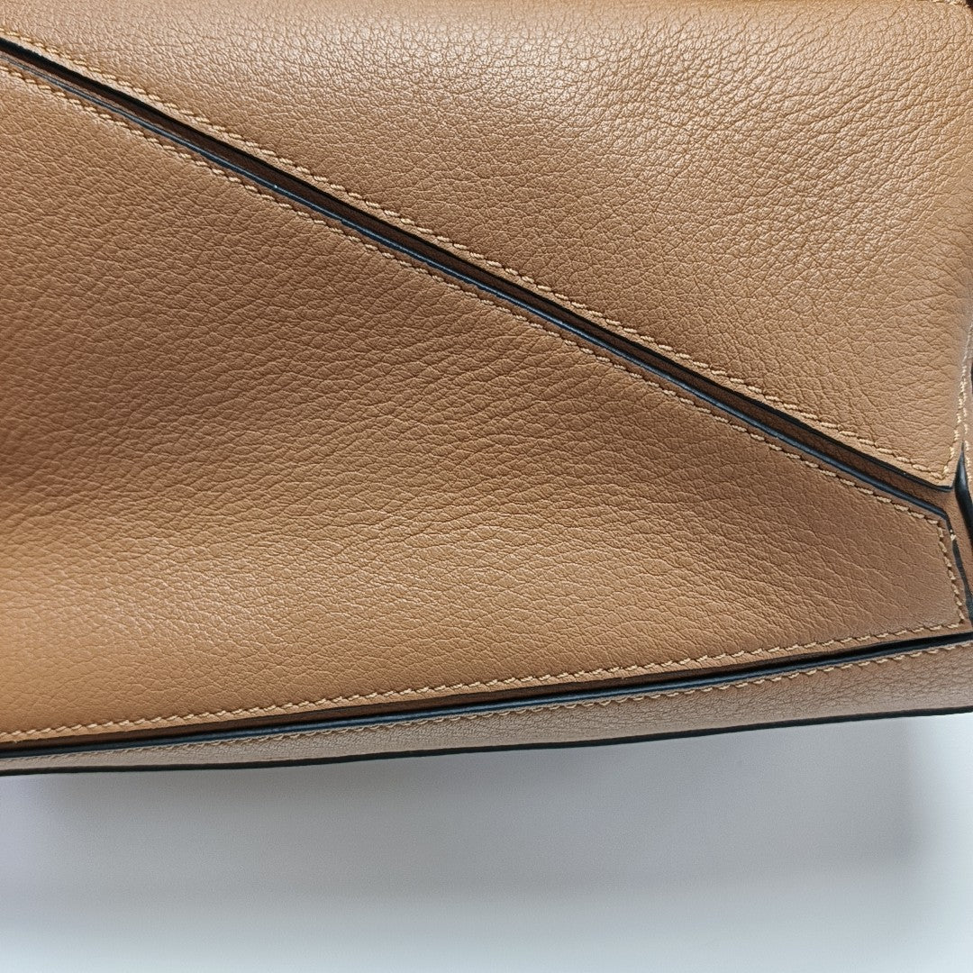 Puzzle Medium Calfskin Brown