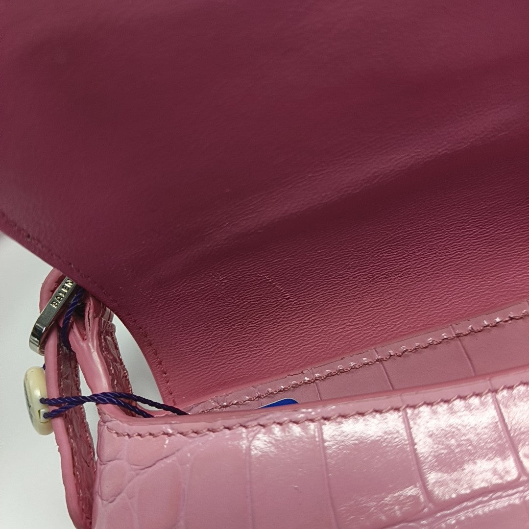 Calfskin Shoulder Bag Pink