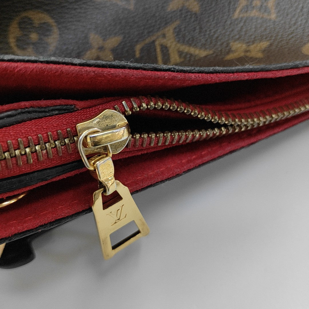 SURENE BB Monogram Coated Canvas Brown