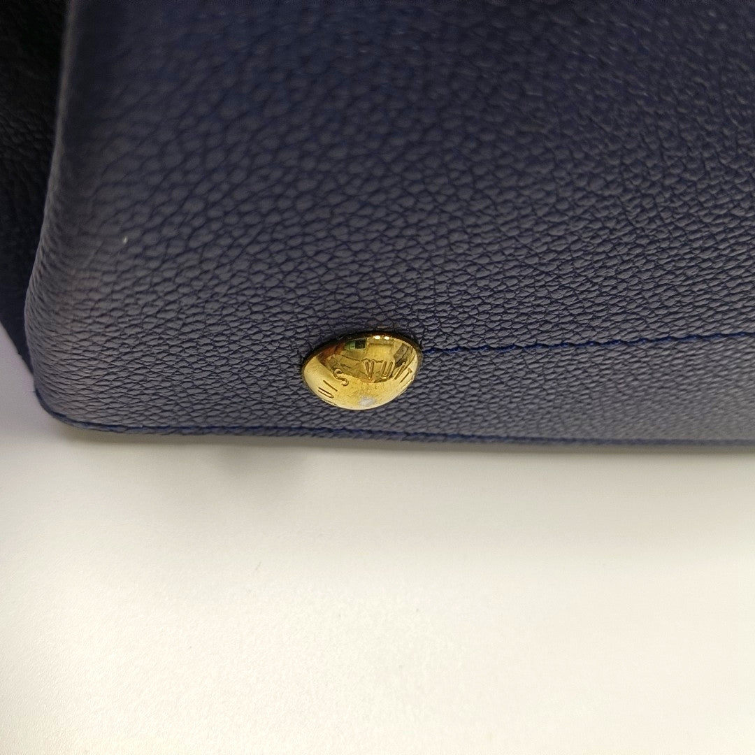 Authenticated pre-owned  MÉTIS Monogram Calfskin Blue - Bucket Bag at Looply
