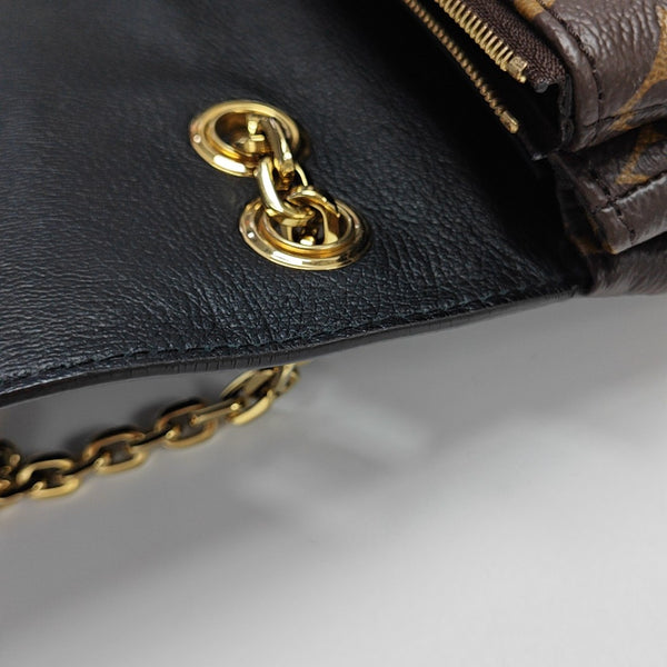 MARCEAU Monogram Coated Canvas Brown