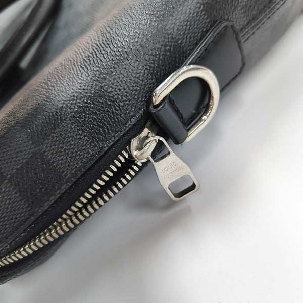 PORTE-DOCUMENTS Damier Graphite Coated Canvas Gray
