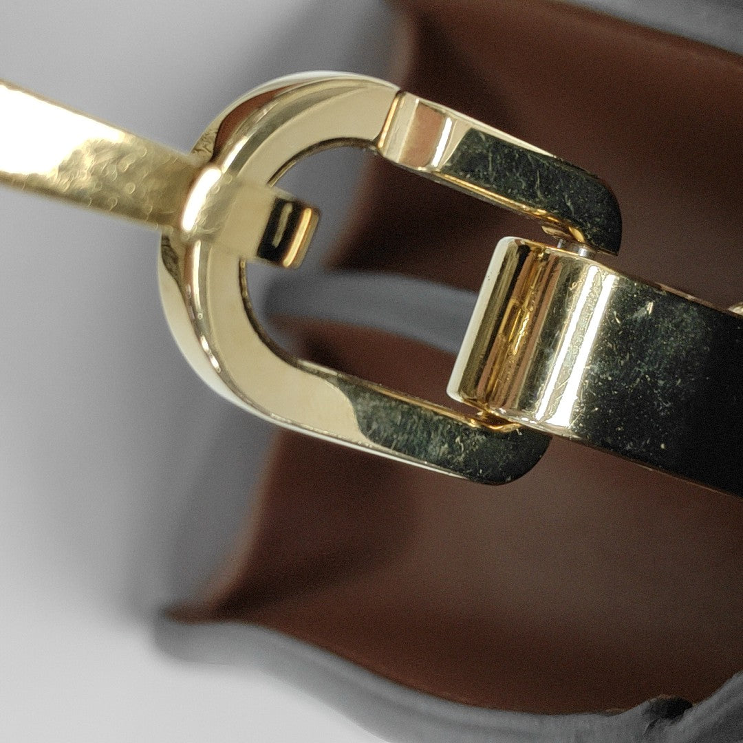 DAUPHINE Mini Monogram Coated Canvas Brown