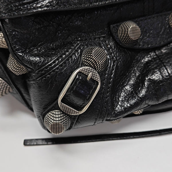 Le Cagole S Lambskin Black