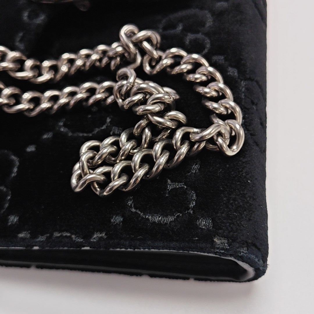 Dionysus Mini Monogram Velvet Black