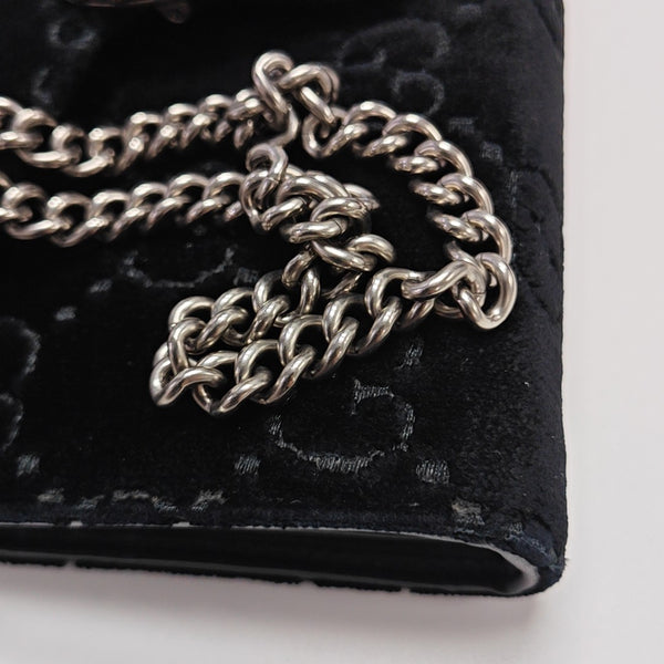 Dionysus Mini Monogram Velvet Black