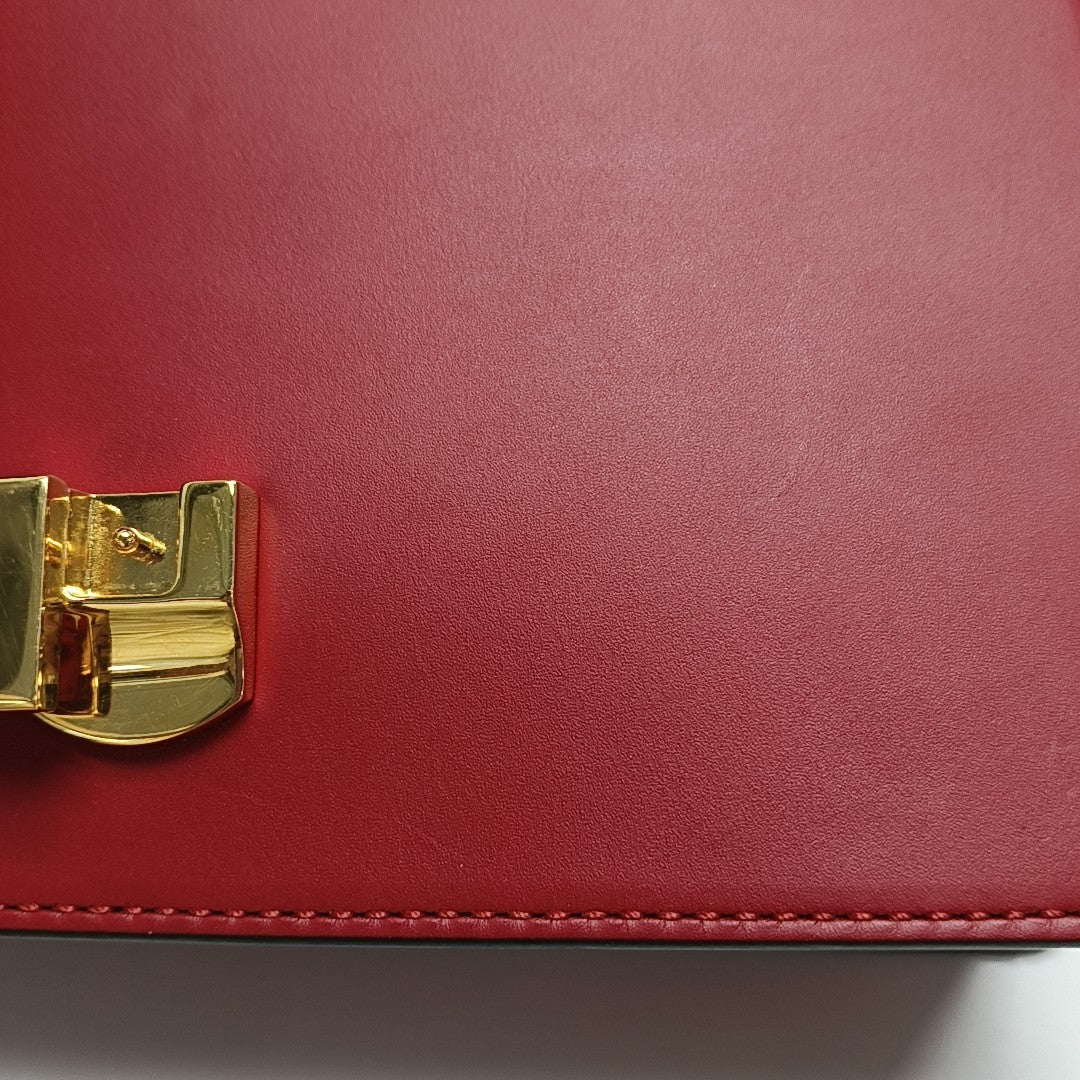 Sylvie Small Calfskin Red