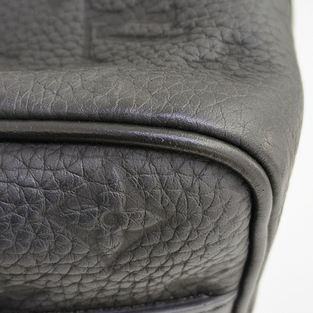 KEEPALL 25 Monogram Calfskin Black