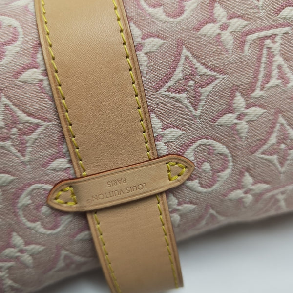 Pochette Mia Monogram Fabric Pink