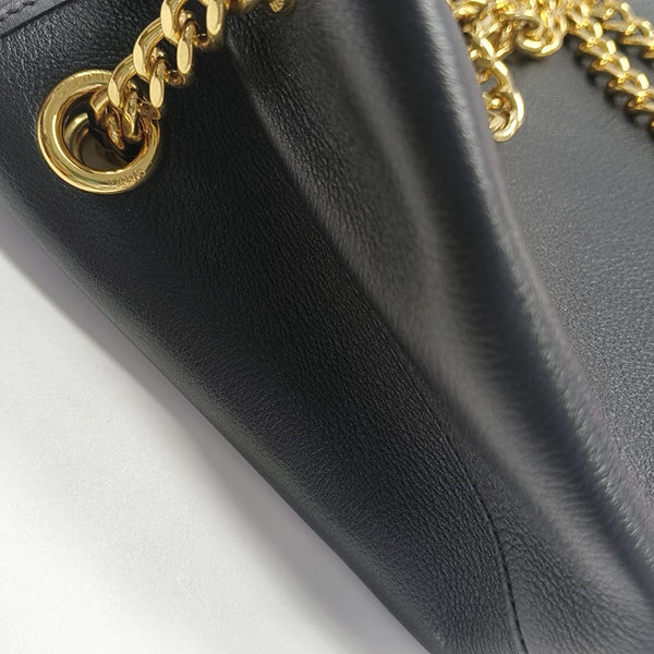 Calfskin Shoulder Bag Black