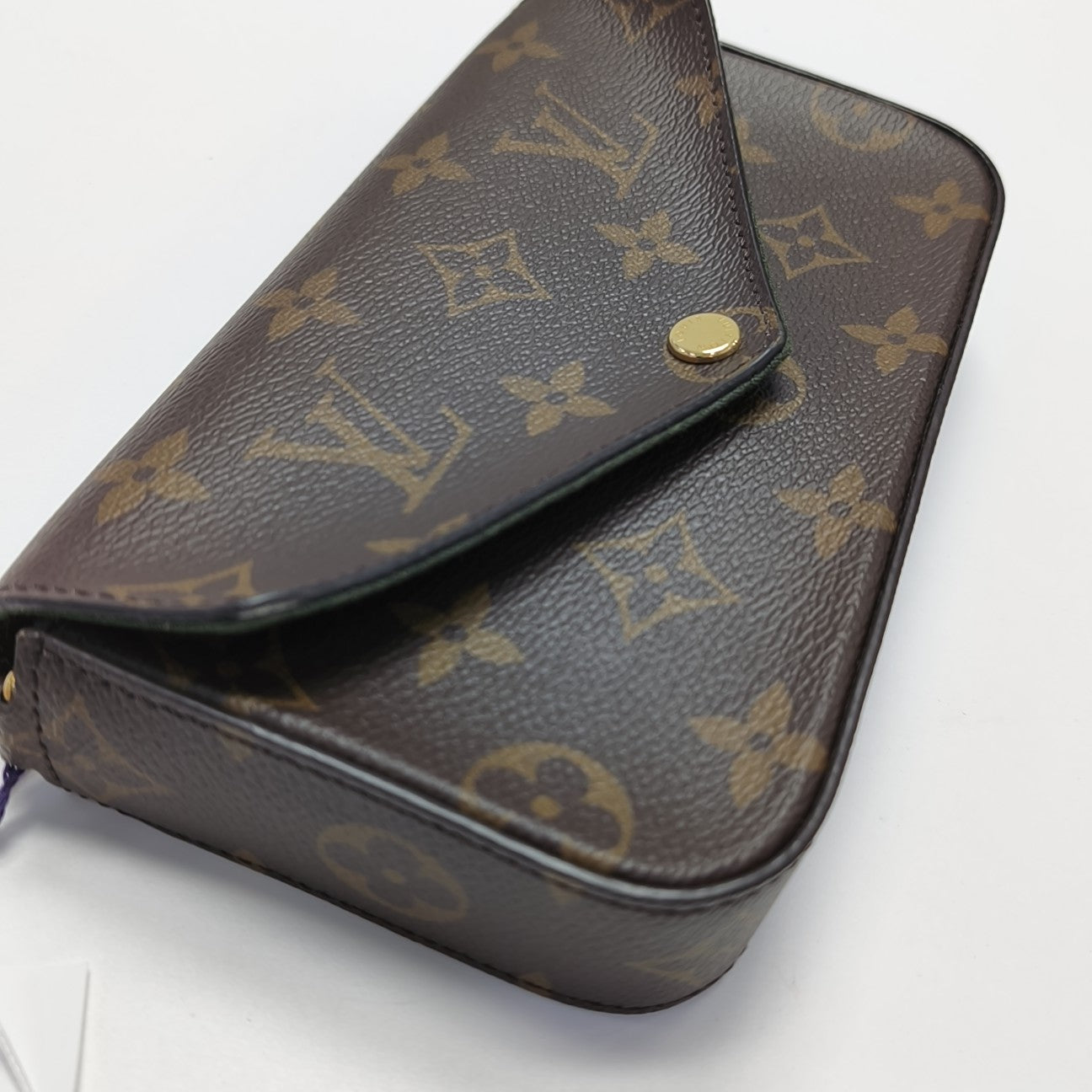 FÉLICIE Monogram Coated Canvas Brown