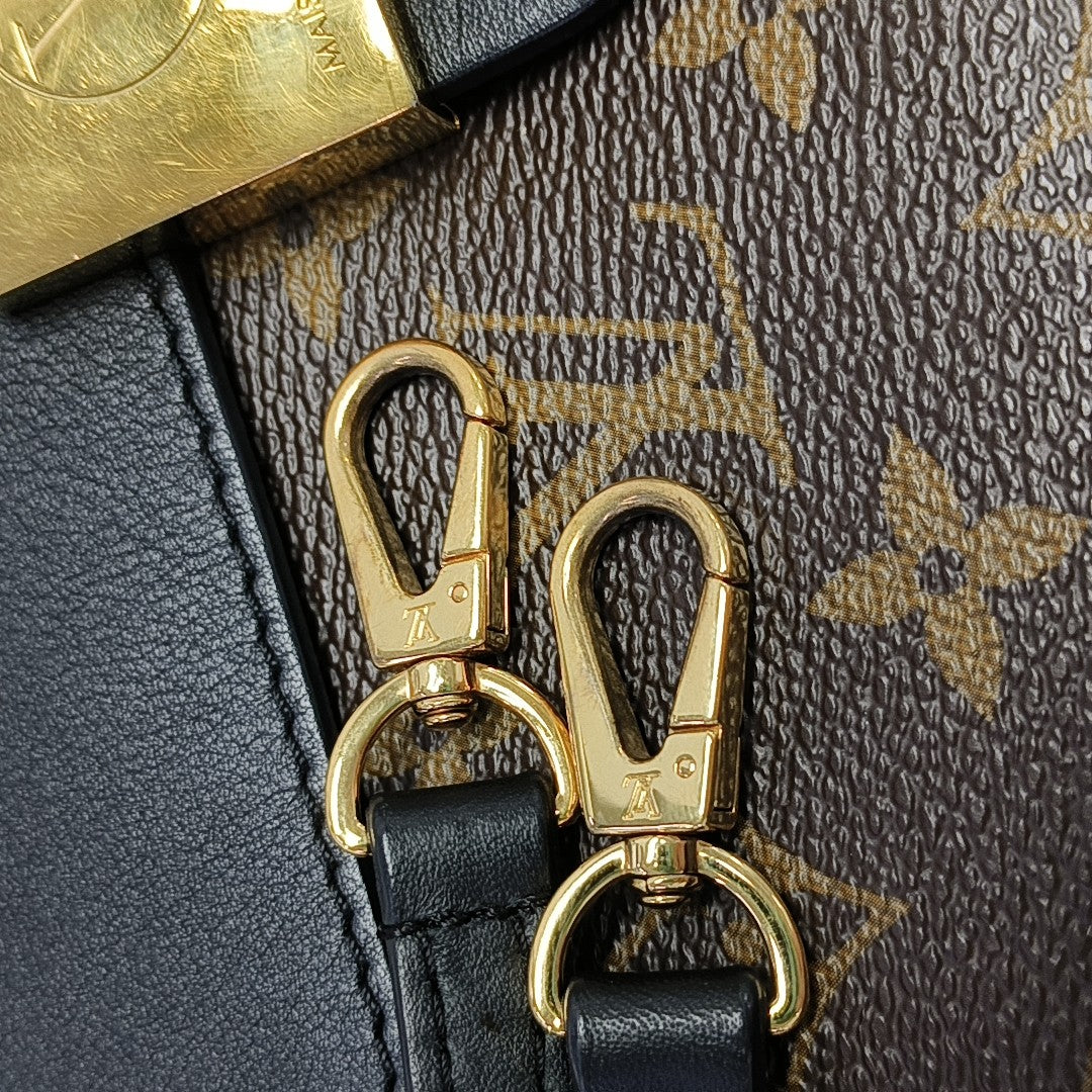 LOCKY BB Monogram Coated Canvas Brown