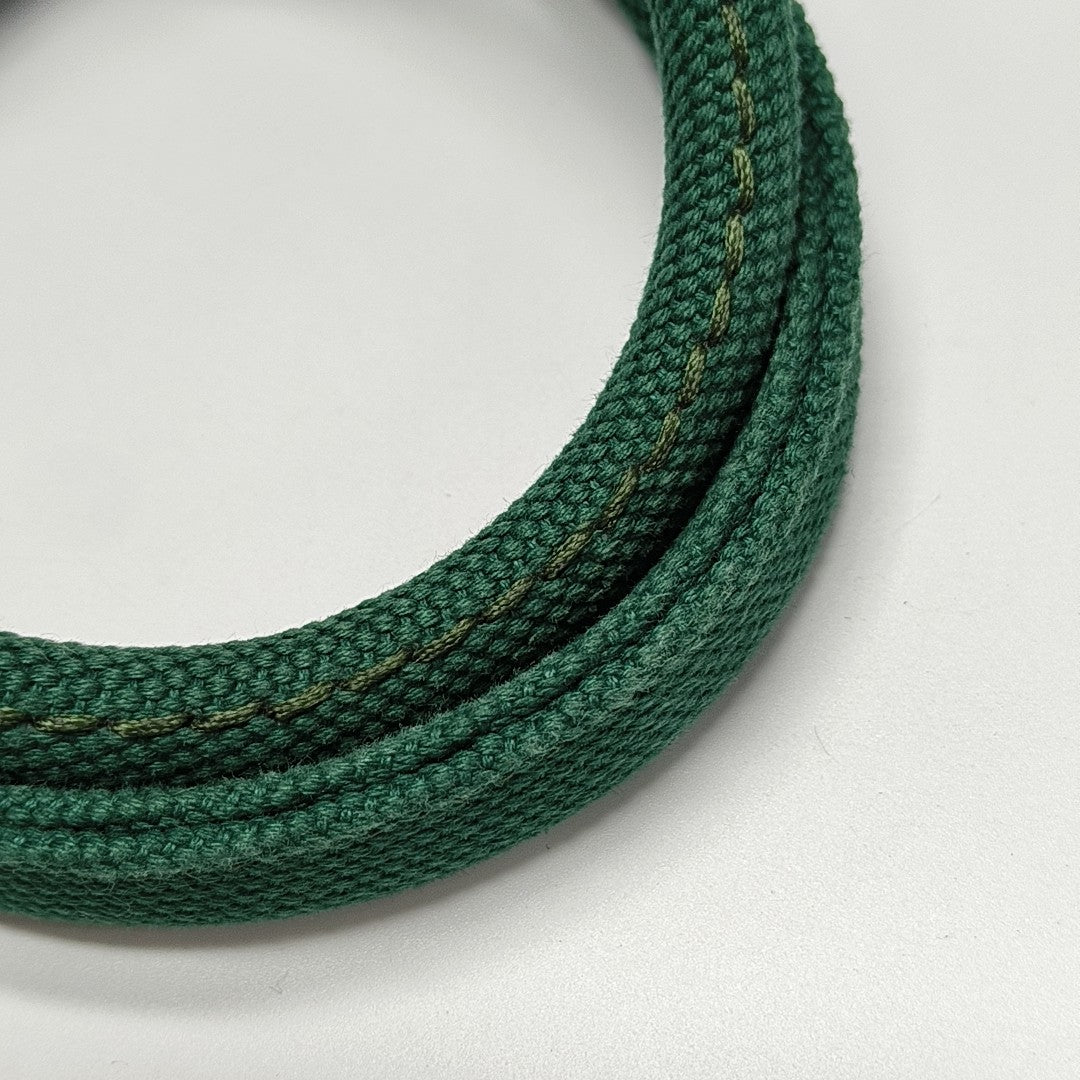 Denim Quilted Canvas Green
