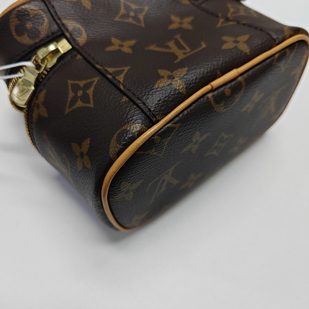 NICE Super Mini Monogram Coated Canvas Brown