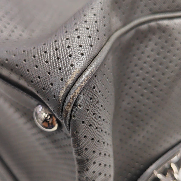 Calfskin Shoulder Bag Gray