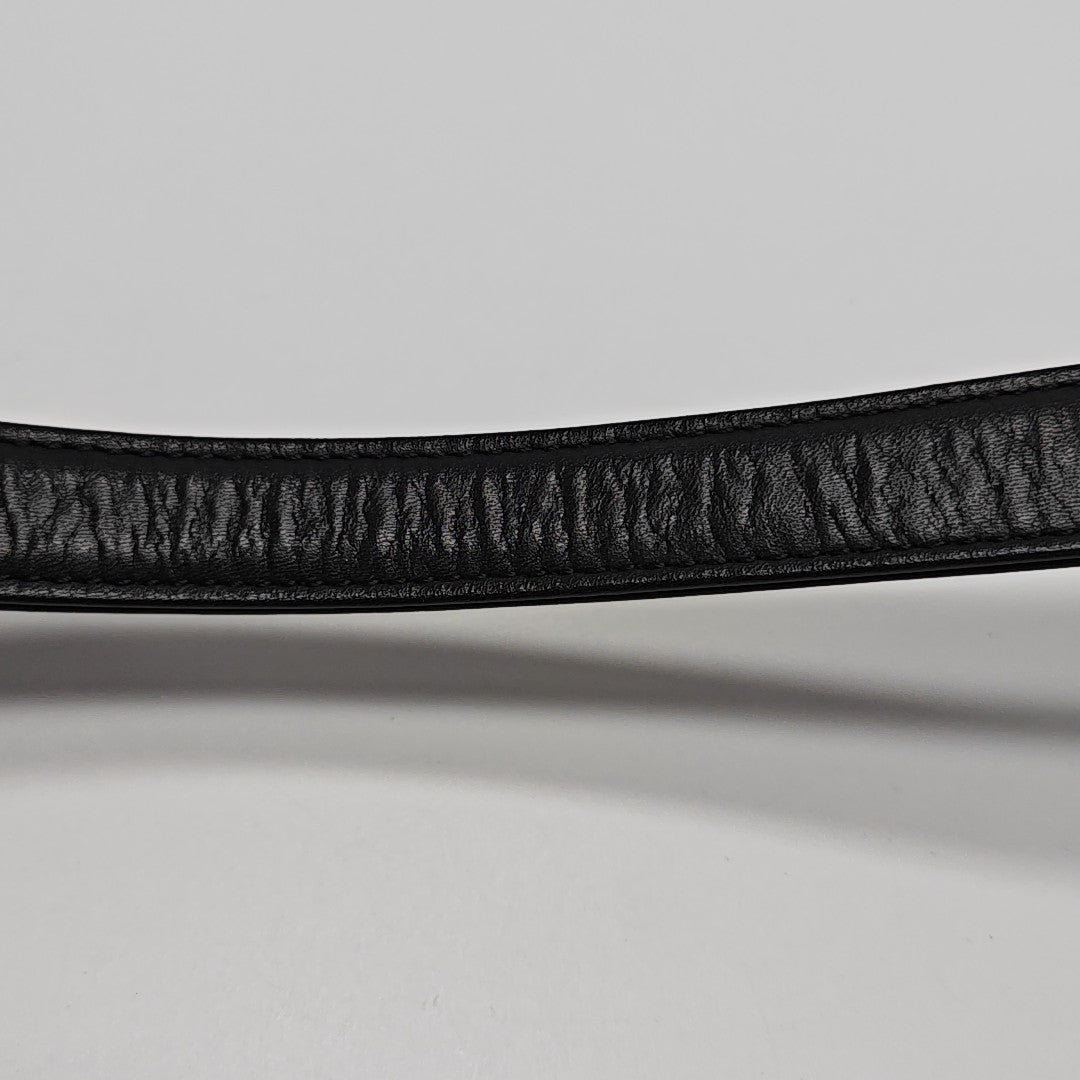 Calfskin Top Handle Bag Black