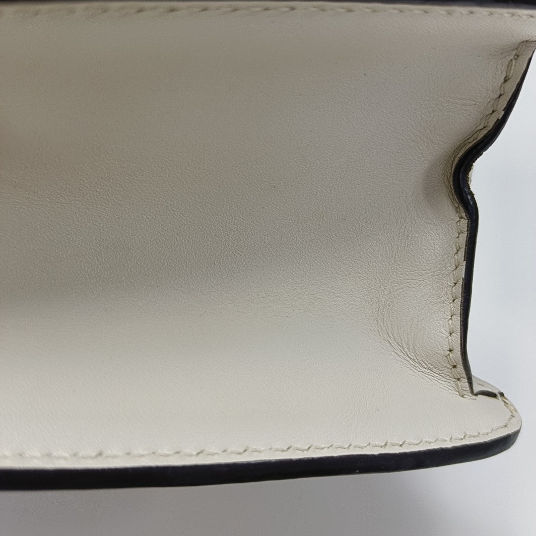 Sylvie Mini Calfskin White