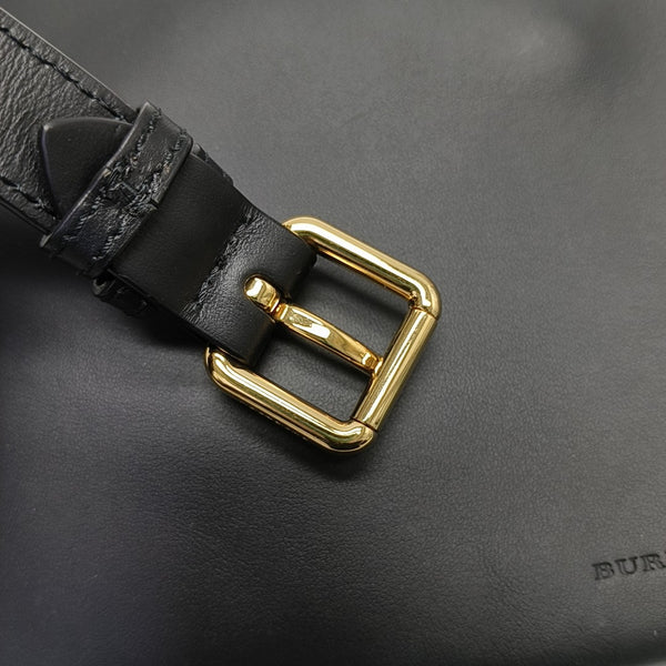 Calfskin Shoulder Bag Black
