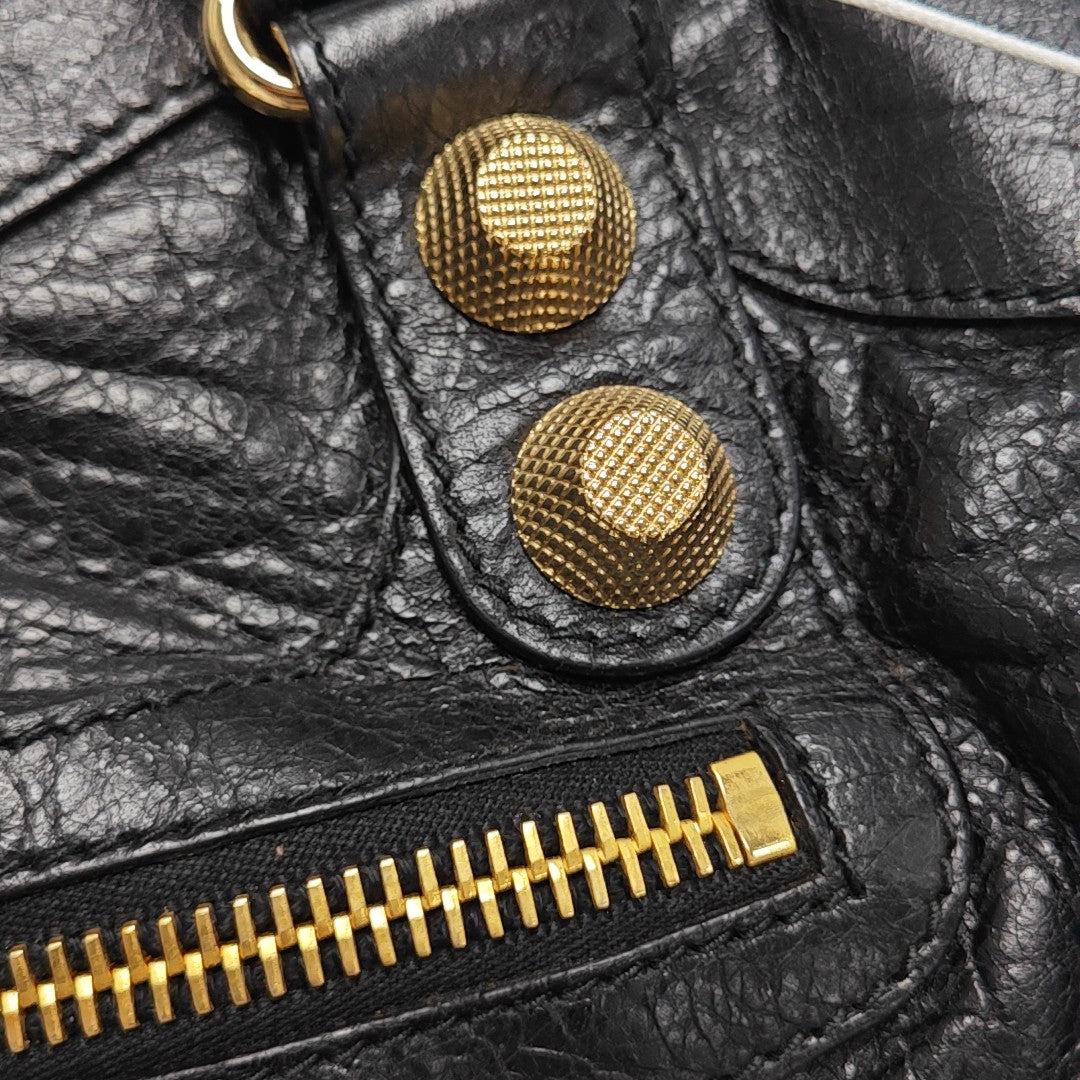 Classic City Medium Lambskin Black