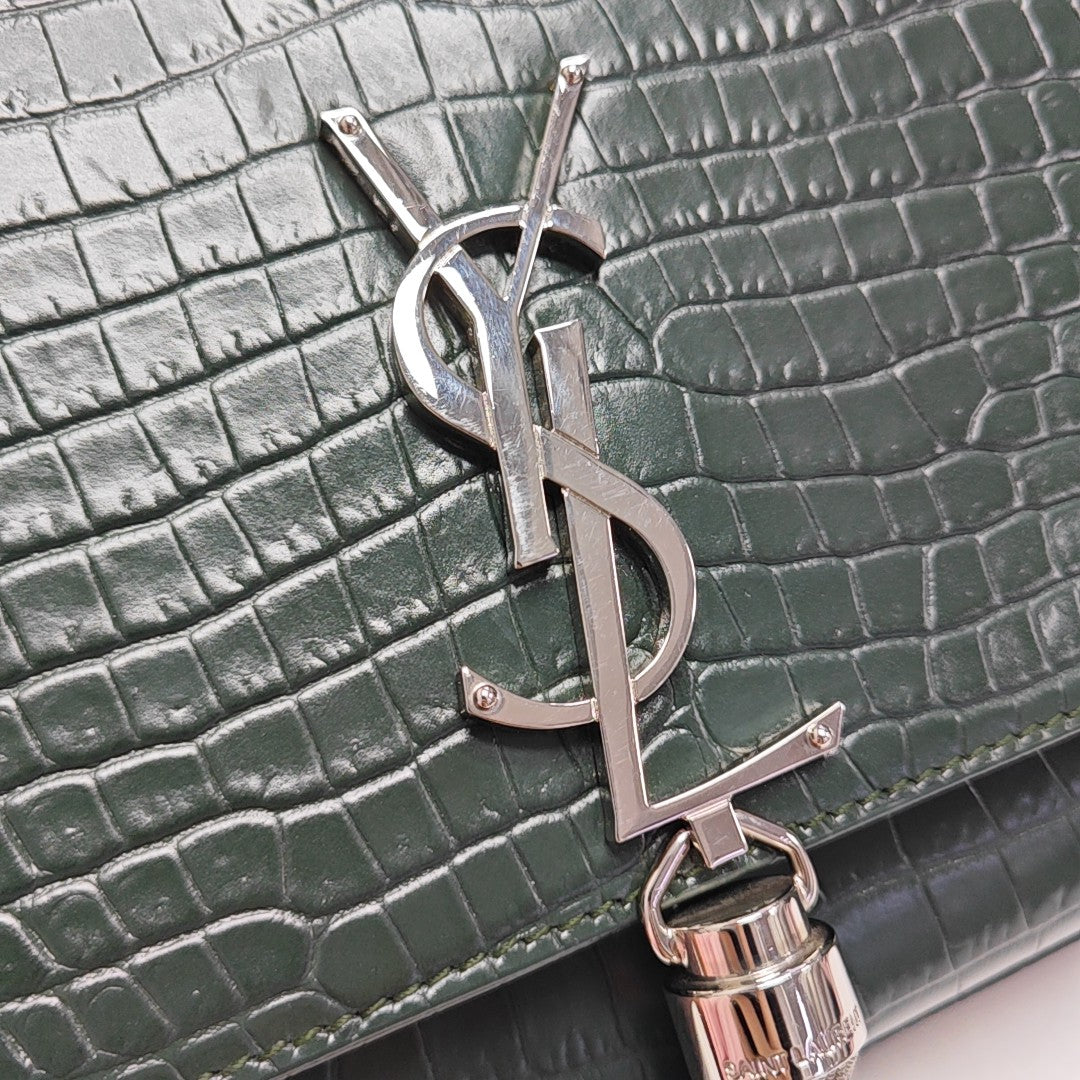 KATE Medium Calfskin Green