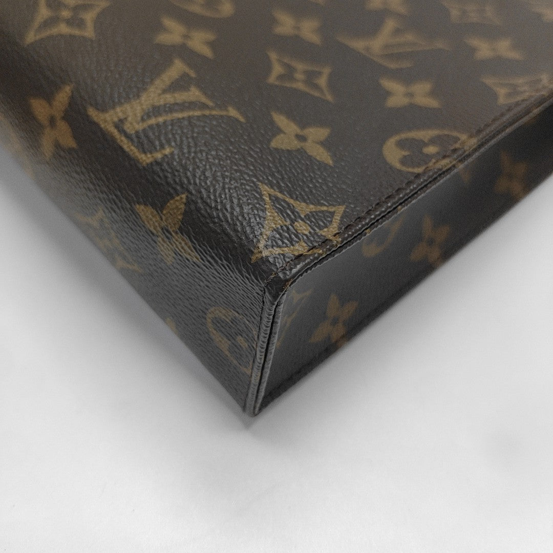 TOILET POCKET 26 Monogram Coated Canvas Brown