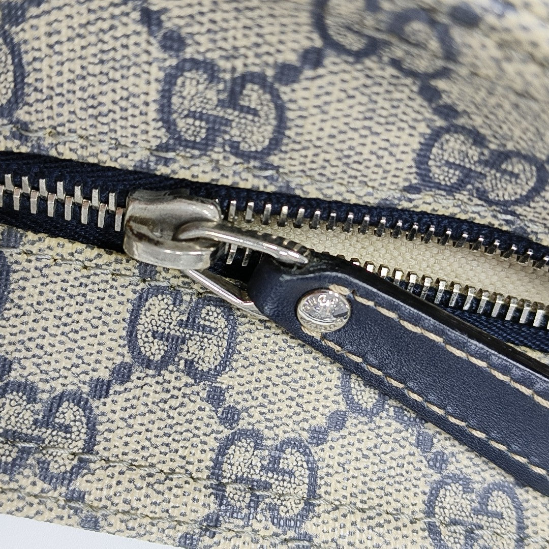 Monogram Coated Canvas Shoulder Bag Gray
