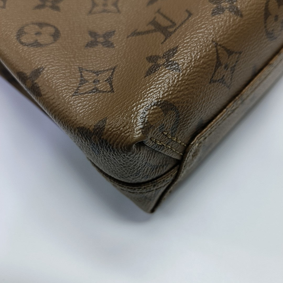 ATLANTIS PM Monogram Coated Canvas Brown