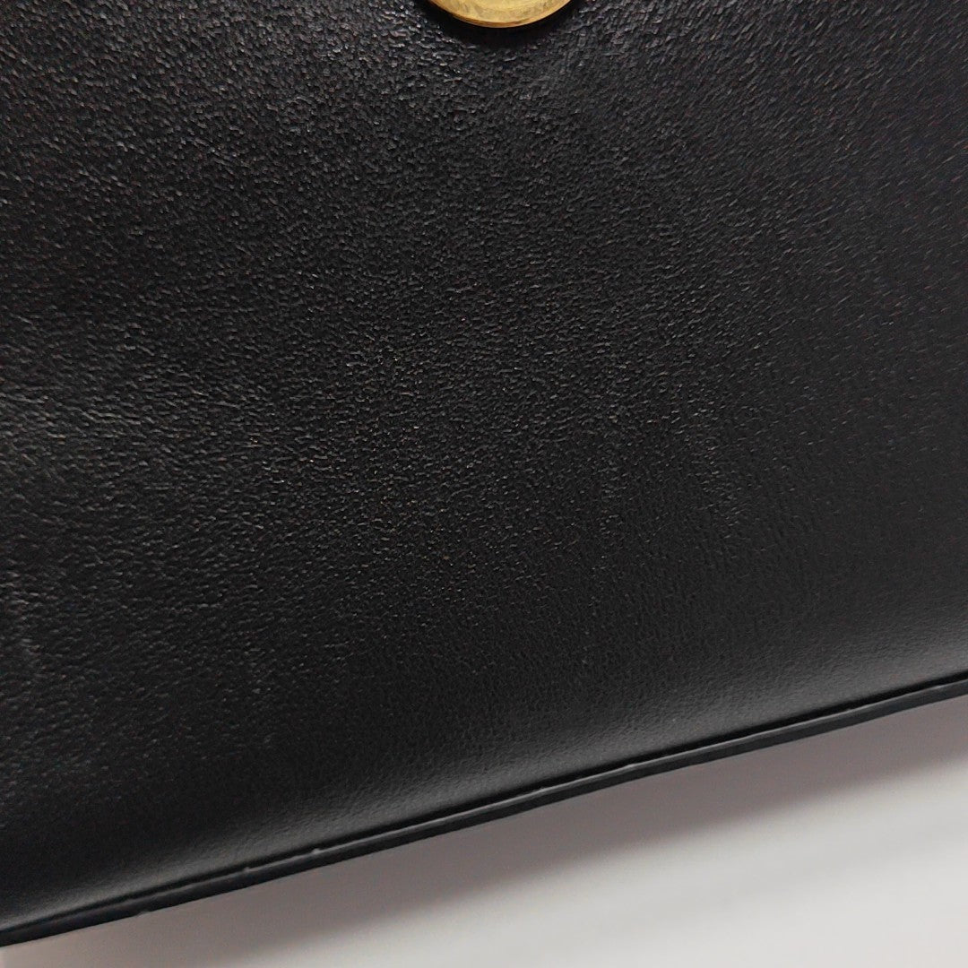 Calfskin Shoulder Bag Black