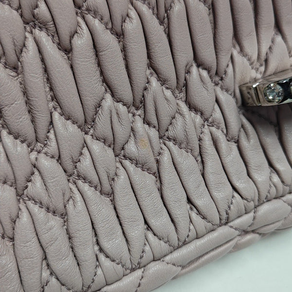 Crystal Quilted Lambskin Pink