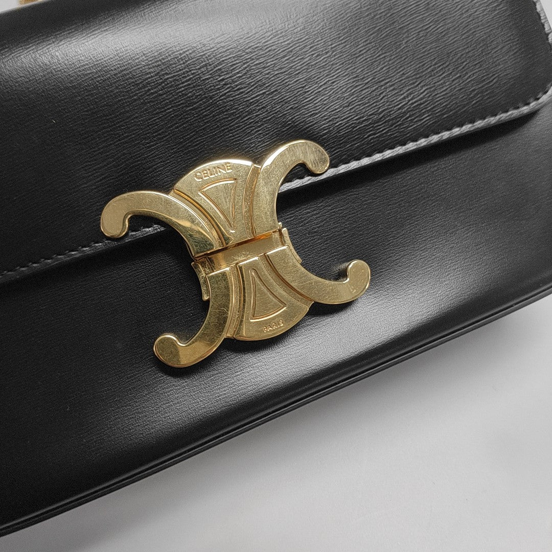 CLAUDE Calfskin Black