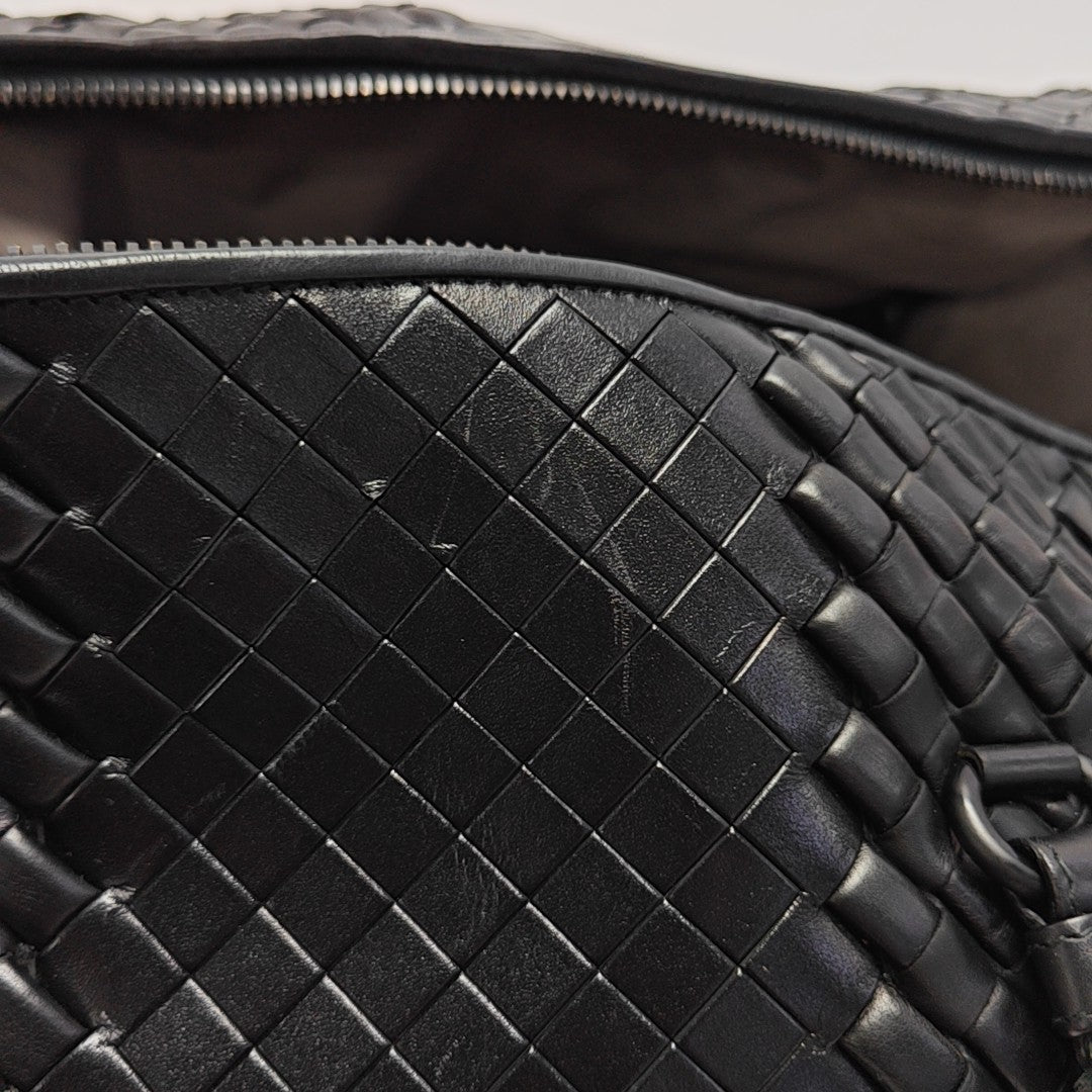 Calfskin Top Handle Bag Black